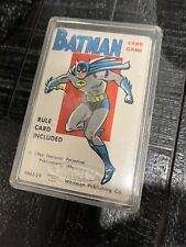 1966 Vintage Whitman Batman Card Game Still Sealed With Original Case Rare picture