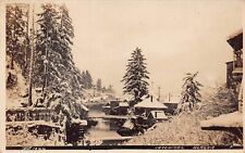 RPPC Ketchikan AK Alaska Creek Street Downtown Early 1900s Photo Postcard C58 picture
