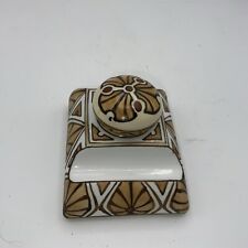 Vintage Porcelain Hand Painted Art Nouveau Inkwell Stand Noritake Nippon picture