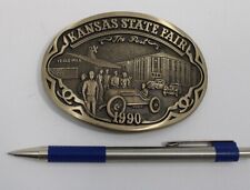 Kansas State Fair 1990 Solid Brass Buckle picture