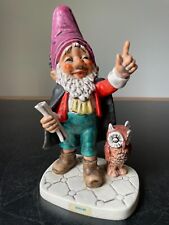 Vintage Goebel 70s Co-Boy Gnome fantasy BRUM Lawyer Owl Well 512 mid century MCM picture