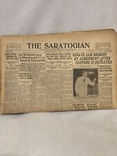 January 19. 1933 The Saratogian Newspaper *RARE* picture
