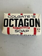NOS NEW Vintage Colgate's Octagon All-Purpose Large Soap 7oz Made In USA picture