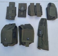 Bundle of 7 Blackhawk Pouches Olive Drab MOLLE STRIKE UKSF Genuine British Army picture