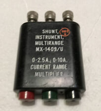 Vintage Shunt Instrument, Multirange MX -1409/U 0-2.5A. 0-10A Current Range Mult picture