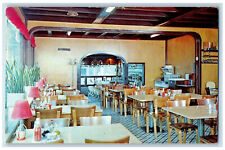 c1960's Interior Dining Joe's Restaurant In Finger Lakes Ithaca NY Postcard picture
