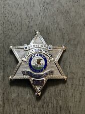 Obsolete Vintage Deputy Sheriff Badge Stephenson County Illinois Badge Pin picture