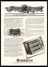 1974 Hitachi Receivers Print ad/mini poster-VTG Man Cave music room décor picture