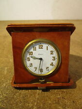 Vintage Octava Watch Co 8 Days Travel Clock 15 Jewels Swiss Made picture