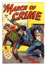 March of Crime #7 GD/VG 3.0 1950 picture