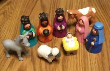 Complete Vtg Avon 1993 Child's My First Christmas Story Nativity 9 Piece Set picture
