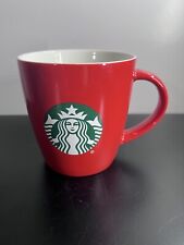 STARBUCKS COFFEE  MUG - Ceramic 2020 Classic Red w/Green Siren Logo, 12 oz New picture