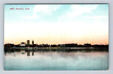 Memphis TN-Tennessee, Scenic View Of Skyline, Antique, Vintage Souvenir Postcard picture