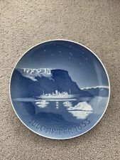 1953 Bing and Grondahl Danish Christmas Plate, Royal Ship in Greenland Waters picture