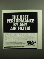 1990 K&N Filtercharger Ad - The Best Performance picture