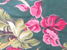 Vintage 40's NEVER USED w/Tags Barkcloth  Tropic Beach Barkcloth Sofa Slipcover picture