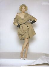 BURBERRY - Lidia Fox Model Trench Coat Legs - 1 Page PRINT AD picture