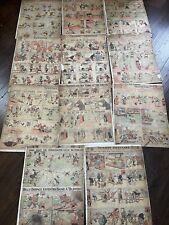 11x Sunday comic Strips 1903 The Teasers Uncle Pike & Billy Bounce 18”x15” picture