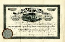East Blue Hill Gold and Silver Mining Co. - Stock Certificate - Mining Stocks picture