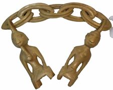 Vintage African Wooden Hand Carved Wedding Marriage Fertility Chain - Art picture