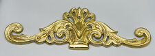 Vintage Solid Brass Wall Hanging Decorative Ornate Chic 13” picture
