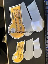 2022-24 California Carpool HOV Sticker Paint Protection Film underlay Precut PPF picture