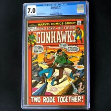 The Gunhawks #1 (Marvel 1972) 💥 CGC 7.0 OW-W 💥 Reno Jones & Kid Cassidy Comic picture