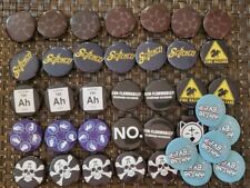 38PC LOT FOR SCIENCE BUTTON PIN LOT FROM VIDEO GAME STORE GAMESTOP RARE picture