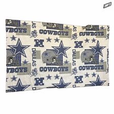 Vintage 1990s Dallas Cowboys Stitched Blanket 60 X 45 inches picture