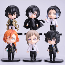 In stockAnime 6PC Bungo Stray Dogs Figure Cartoon PVC Toys Q Ver picture