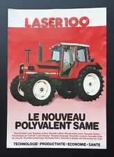 Leaflet Tractor Booklet Sam Laser 100 Format: 8 5/16x11 13/16in Sided / Verso picture