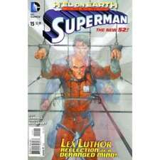 Superman (2011 series) #15 in Very Fine + condition. DC comics [c` picture