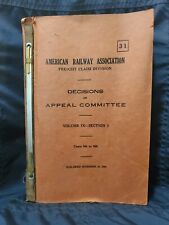 American Railway Association Freight Claim Div Decisions of Appeal 1929-1931  picture