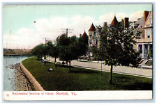c1910's Residential Section of Ghent Norfolk VA CE Wheelook & Co. Postcard picture