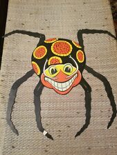 Vintage 1960's Beistle Spooky Spider Halloween Jointed Cutout picture