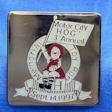 1997 HARLEY DAVIDSON MOTOR CITY 3rd ANNUAL TOY RUN PIN picture