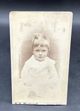 Antique Photograph Baby Girl Cresco Iowa Cabinet Card picture