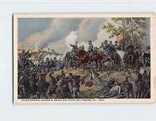 Postcard Major General George G. Meade & Staff Gettysburg Pennsylvania USA picture