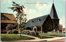 1910's St. Andrew's Chapel Ayer Massachusetts MA Landscaped Posted Postcard picture