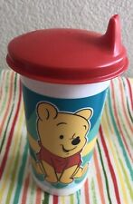 Tupperware Disney Pooh Winnie The Pooh Red Bell Tumbler Sippy Cup 10oz New picture