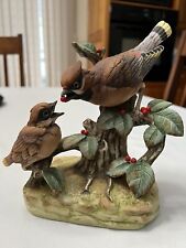 Cedar Waxwing # 9199 By Andrea Porcelain Bird Figurine picture