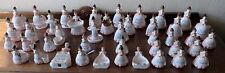 Huge Lot Set of 42 Vintage ENESCO Ceramic Prayer Lady Napkin Salt Pepper Vase picture