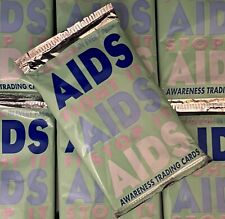 AIDS Awareness Trading Cards 2 Pack Lot Ryan White Freddie Mercury RARE Vtg 90s picture