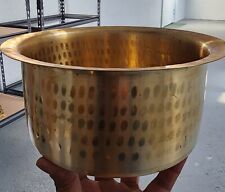 Brass 4.5 inches height brass pot house warming milk boiling pot Usa  Fast Ship picture