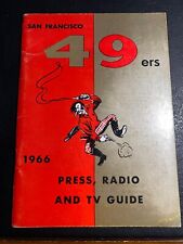 1966 San Francisco 49ers Press Radio and TV Guide NFL Football picture