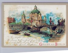 Greetings From Berlin. The New Cathedral. Unposted 4x6 German Art Postcard picture