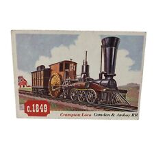 VTG Topps 1955 1849 Crompton Loco Rails & Sails # 69 Card picture