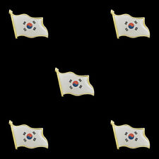 5PCS Korean Waving National Metal Flag Pin Badge Enamel Badge for Clothes Lapel  picture
