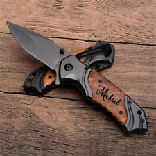 Personalized Pocket Knife Mens Knife Engraved Knife Custom Knives Boyfriend Gift picture