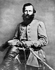 US Confederate General JAMES JEB STUART Glossy 8x10 Photo Civil War Print Poster picture